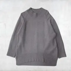 エニィスイス anysis オーバーサイズ グレー ニットセーター ウール混