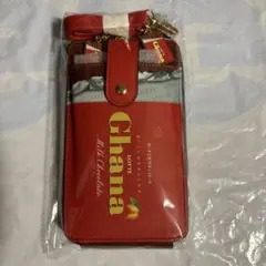 ガーナ チョコチャーム付きスマホショルダーポーチvol.2　 レッド　箱