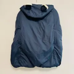 ネイビー ベビーカー用カバー フード付き