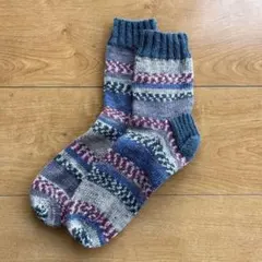 手編み靴下