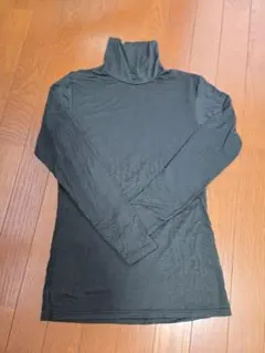 UNIQLO HEATTECH 長袖Tシャツ L ダークグリーン