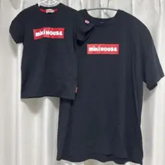 ミキハウス　ボックスロゴTシャツ　親子コーデのサムネイル