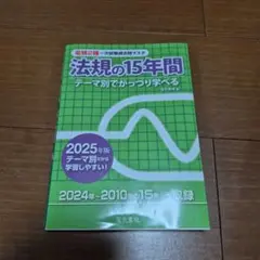 2025年版 法規の15年間