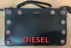 DIESEL 　レザーショルダーバッグ