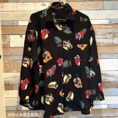 F.F.T.collection フクロウプリント長袖シャツ