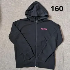 PEANUTS スヌーピー パーカー 160 ブラック