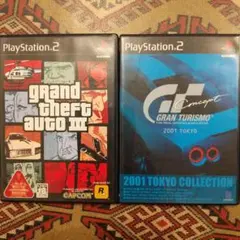 PS2 グランド·セフト·オートⅢ/GrandTurismo 2本まとめ売り