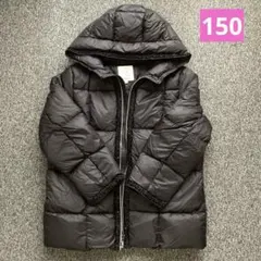 美品キッズ　ダウンコート　黒　冬秋トップス　サイズ150