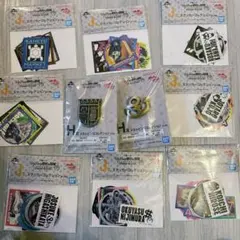 一番くじ ジョジョの奇妙な冒険 H賞J賞 メタルピンズ ステッカー