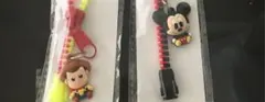 ディズニー　トイストーリー　ミッキーマウス　キーホルダー　ウッディー　ストラップ