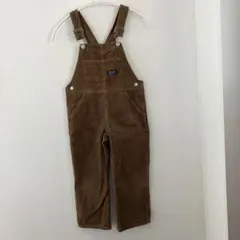 ブラウン コーデュロイ オーバーオール 100cm~