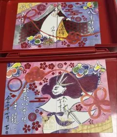 埼玉厄除け開運大師 龍泉寺 冬限定 切り絵御朱印 雪詣 飛躍の雪ウサギ