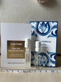 TOM FORD Dolce&Gabbana 香水サンプル2種夏バケーション系のサムネイル
