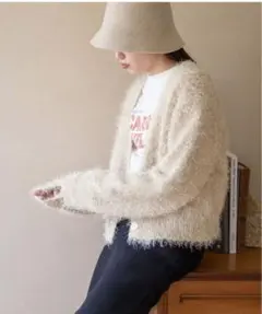 LOWRYS FARM ローリーズファーム トップス カーディガン ブルー