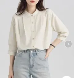 ブラウン ブラウス