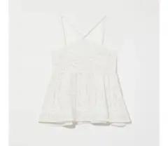 SWITCHING LACE PEPLUM TOPS Eaphi