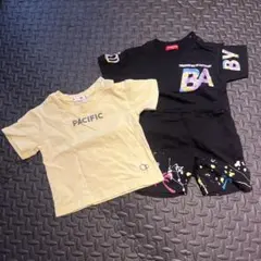 ベビードール　セットアップ　Tシャツ　3点セット売り　90cm ベビー