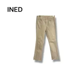 【イネド】カジュアル　パンツ　コーデュロイ　シンプル　ベージュ　9
