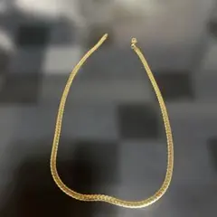 18Kゴールド 編み込みネックレス約50cm