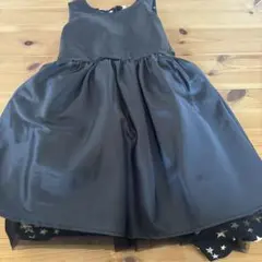 H&M 黒 ノースリーブ ワンピース