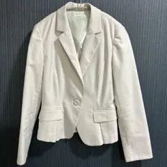 ホワイト グレー ジャケット 春 7号