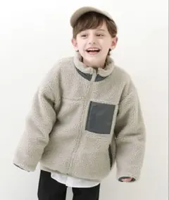 dev!rockアウトドアボアジャケット 130サイズ