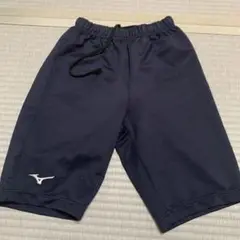 Mizuno ハーフパンツ 150 ネイビー　刺繍ロゴ