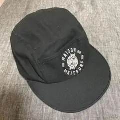 MAISON KITSUNÉ ブラックキャップ　メゾンキツネ