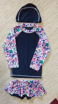 子供　水着3点セット 100cm