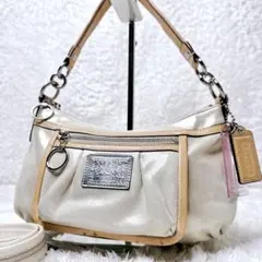 美品 COACH ポピー アクセサリーポーチ ピンク ワンショルダー Y2K