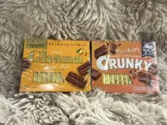 LOTTE Ghana & Crunky チョコレート 26枚入 2箱セットのサムネイル