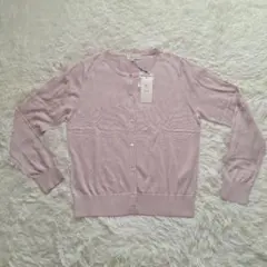 【新品タグ付き】KUMIKYOKU 組曲 ピンクカーディガン サイズ3(L)