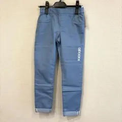 GU ジーユー　ロールアップ　レギンスパンツ　ライトブルー M