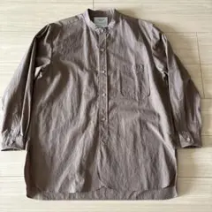 YAECA WRITE スタンドカラーシャツ