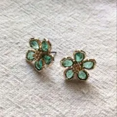 【新品】花モチーフ ピアス　2点セット