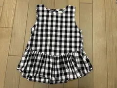 petit main ギンガムチェック　ブラウス　110