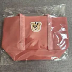 ラブラリー バイ フェイラー オールドテディガール ワッペントートバッグ ピンク