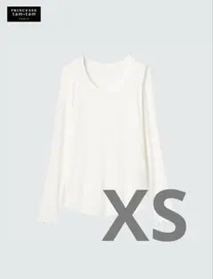 UNIQLOユニクロ　極暖ヒートテックカシミヤブレンドリブクルーネックT XS