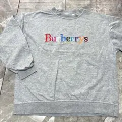 激レア★ 90s 白タグ Burberrys ロゴ スウェット vintage