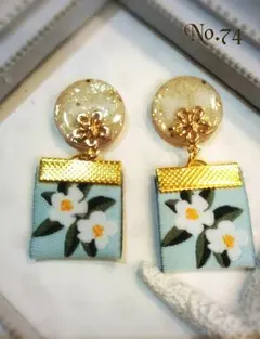 レイチェル専用♡gold レースフラワー  ピアス イヤリング