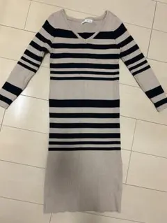 ROYAL PARTY 長袖ニットワンピース