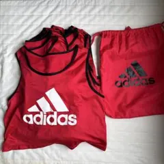 【最終値下げ】adidas ビブス10枚セット 新品未開封 レッド 早い者勝ち 2026年最新】ビブス 10枚セット アディダスの人気アイテム - メルカリ