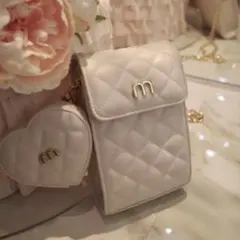 mistreass キルティングショルダーバッグ