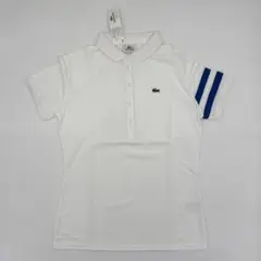 【新品】汚れあり LACOSTE レディース Sサイズ ポロシャツ ホワイト
