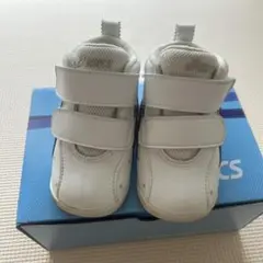 ASICS ベビーシューズ ホワイト 星柄