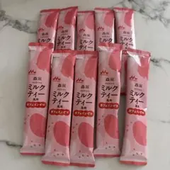 모리나가 하구쿠미 카페 밀크티 맛 제로 카페인 10병