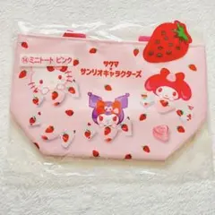 サンリオ くじ ミニトート ピンク サクマ サンリオキャラクターズ 当りくじ