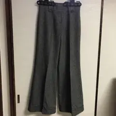 ウール ワイドパンツ