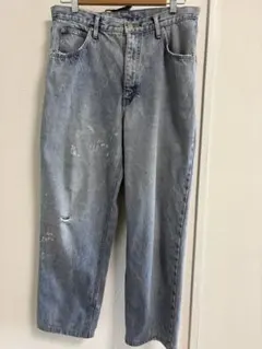 【80年代　EDWIN 】W34 L34 ケミカルウォッシュ　ダサかわ