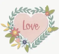カッティングダイ　ハートlove 1484